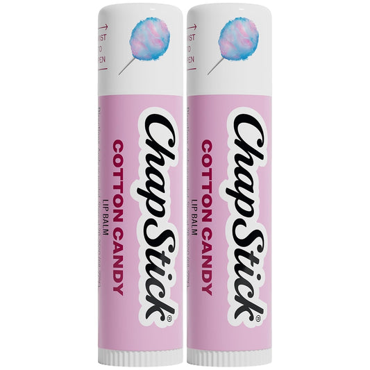 Lip Balm, Hydrating Cotton Candy 2-Pack, 0.15 Oz Ea